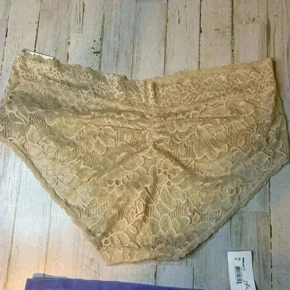 No Boundaries 1 Beige Nylon Lace & Purple Hipsters Size XXXL(21) . (Lot Of 2) - Picture 4 of 14